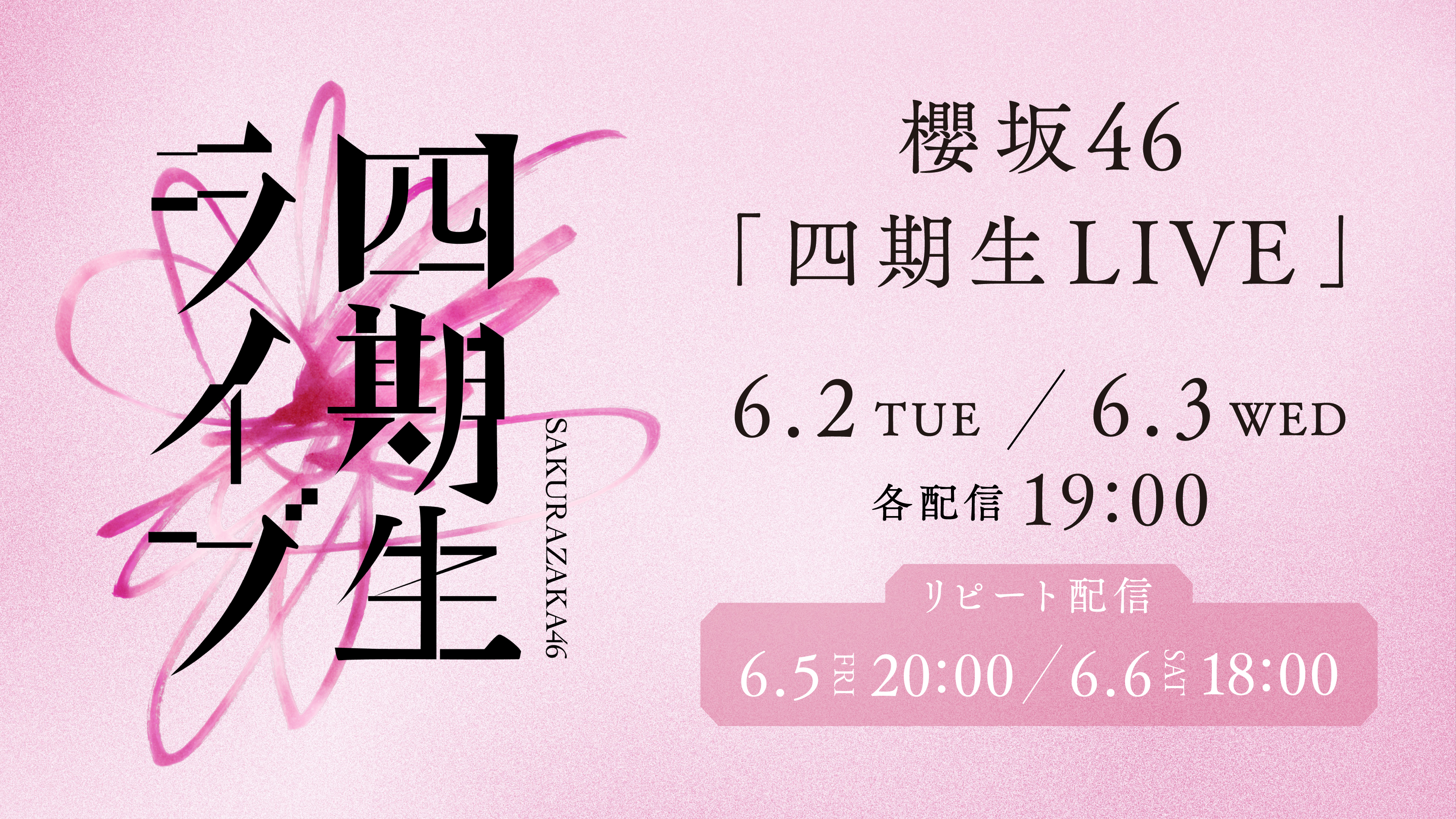 (レンタル/購入)【櫻坂46】『四期生LIVE』ライブ配信決定! グループ加入から約1年、渾身のパフォーマンスをお見逃しなく!